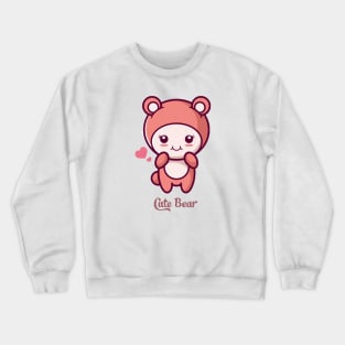 Cute Bear Crewneck Sweatshirt